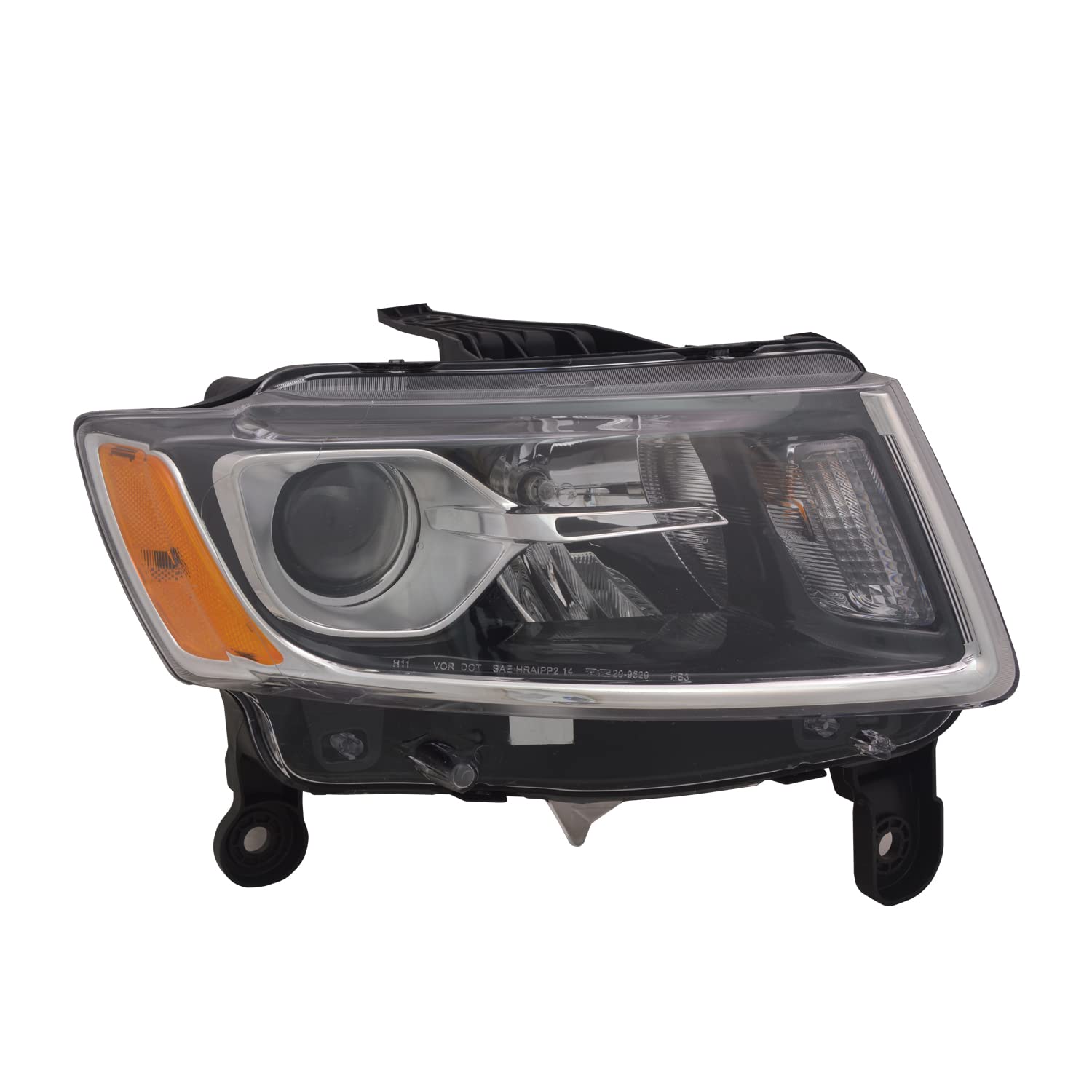 Right TYC Headlight Assembly Compatible with 2014-2016 Jeep Grand Cherokee