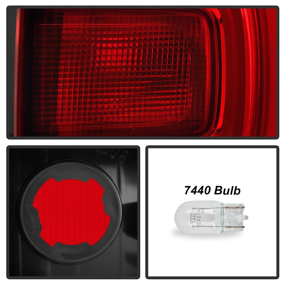 GMC Acadia 17-19 (w/o All Terrain Pkg) Spyder Red Lens LED Tail Light - OE Outer Right