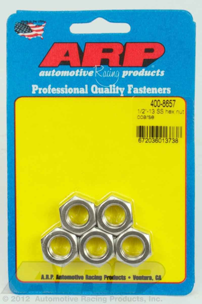 Hex Nut Kit ARP (400-8657), Stainless Steel