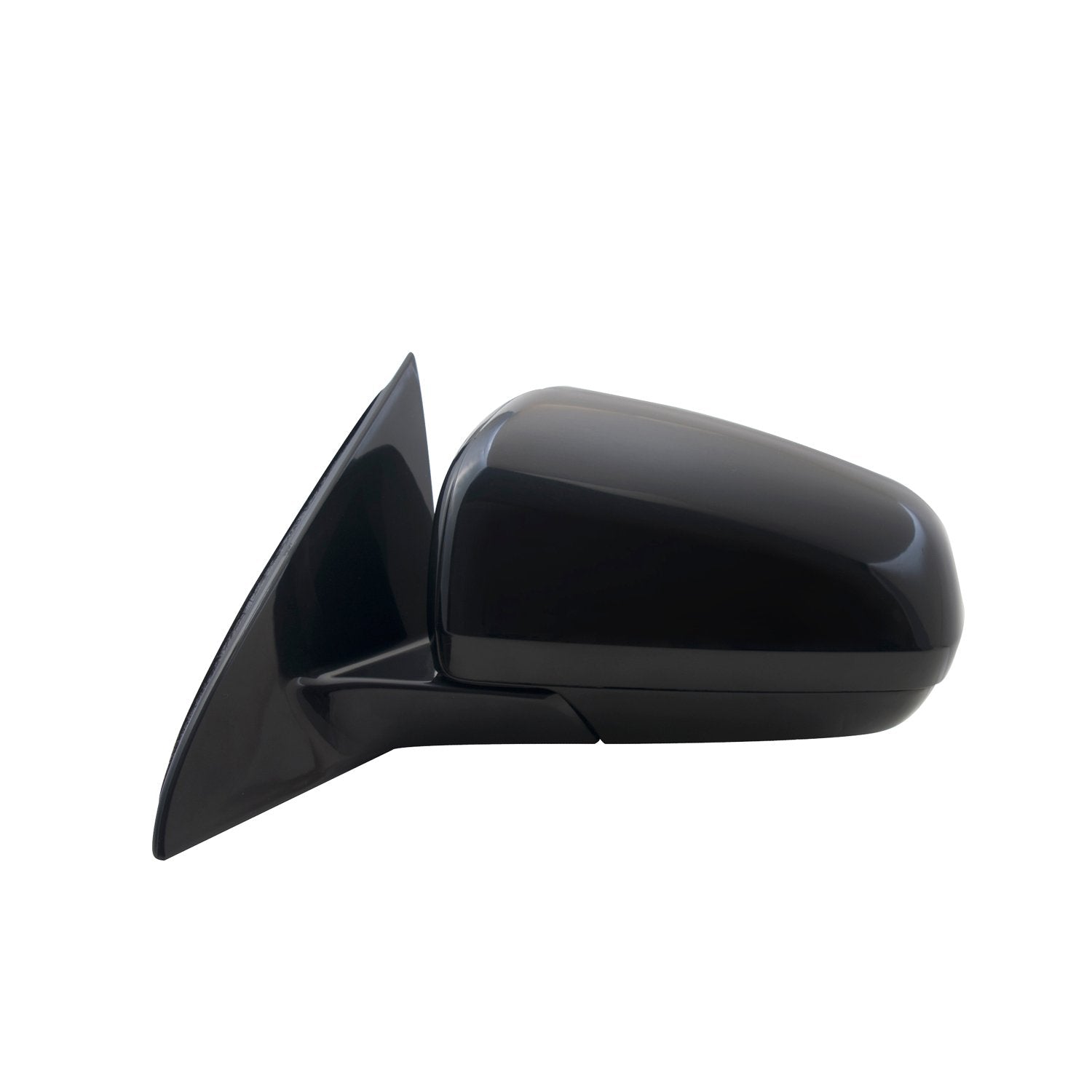 Driver Side Fit Mirror for Chrysler Sebring Sedan, Black w/PTM Cover, Foldaway, Heated Power