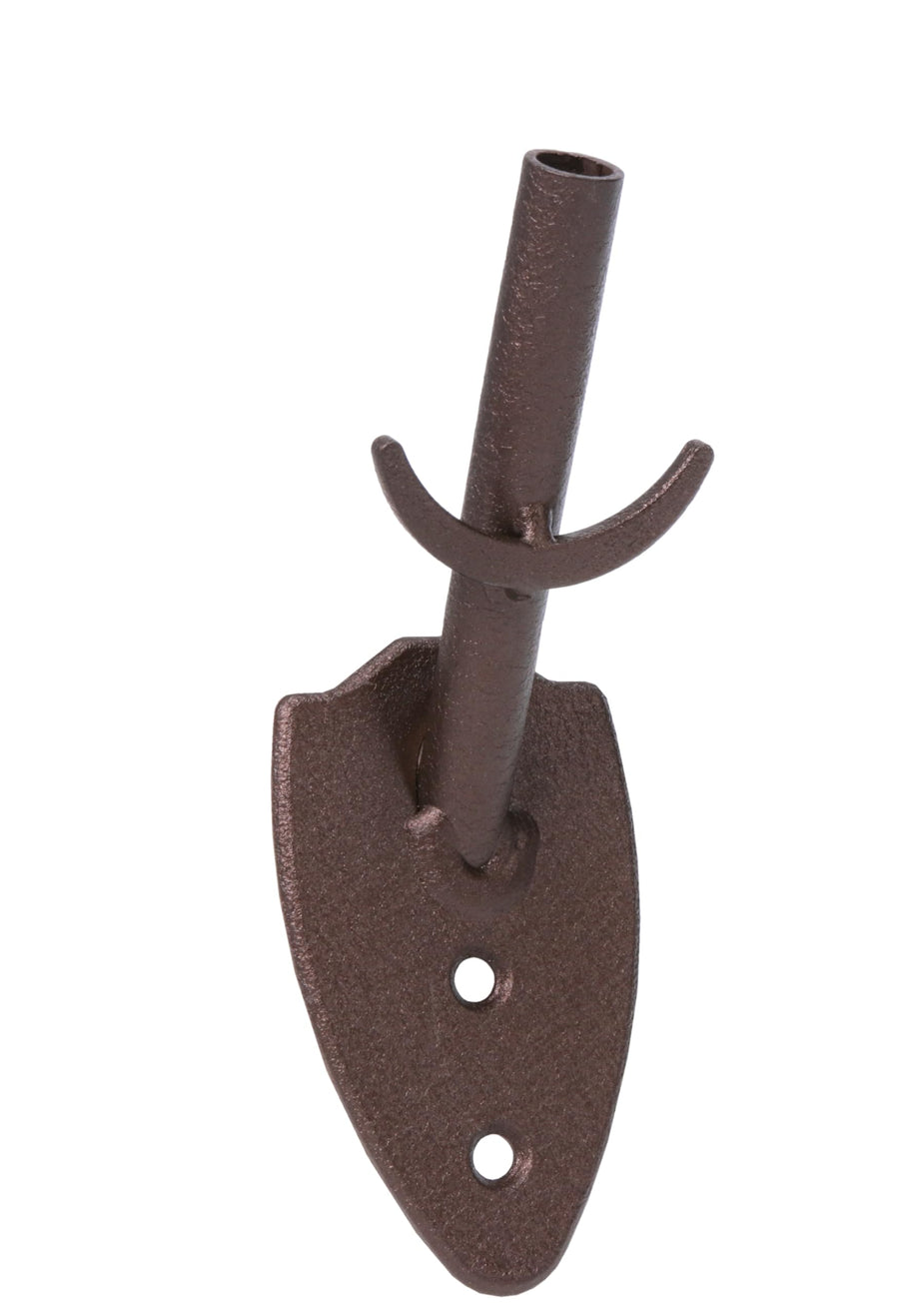 Skull Hooker Big Game Hook Powder-Coated Steel Flush Display Wall Mount, Mounts Bear, Deer & Antelope Specie Skulls, Brown