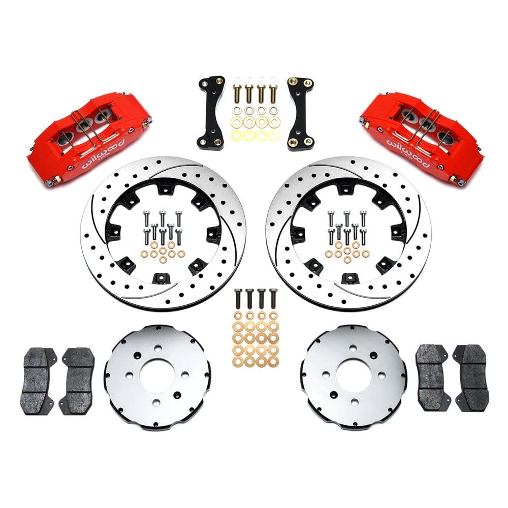 Red DP6A Front Hat Kit,12.19", Drilled