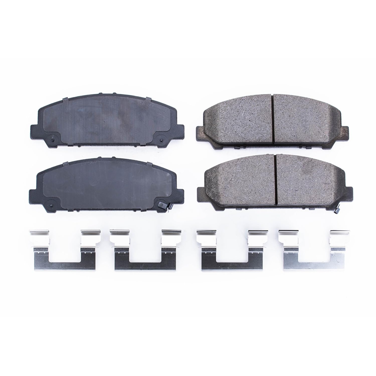 Power Stop Brake Kit Front For Infiniti QX56 2005-10 |Nissan Armada 2005-12 |TITAN 2008-10 - Ceramic Brake Pads With Installation Hardware, 17-1286