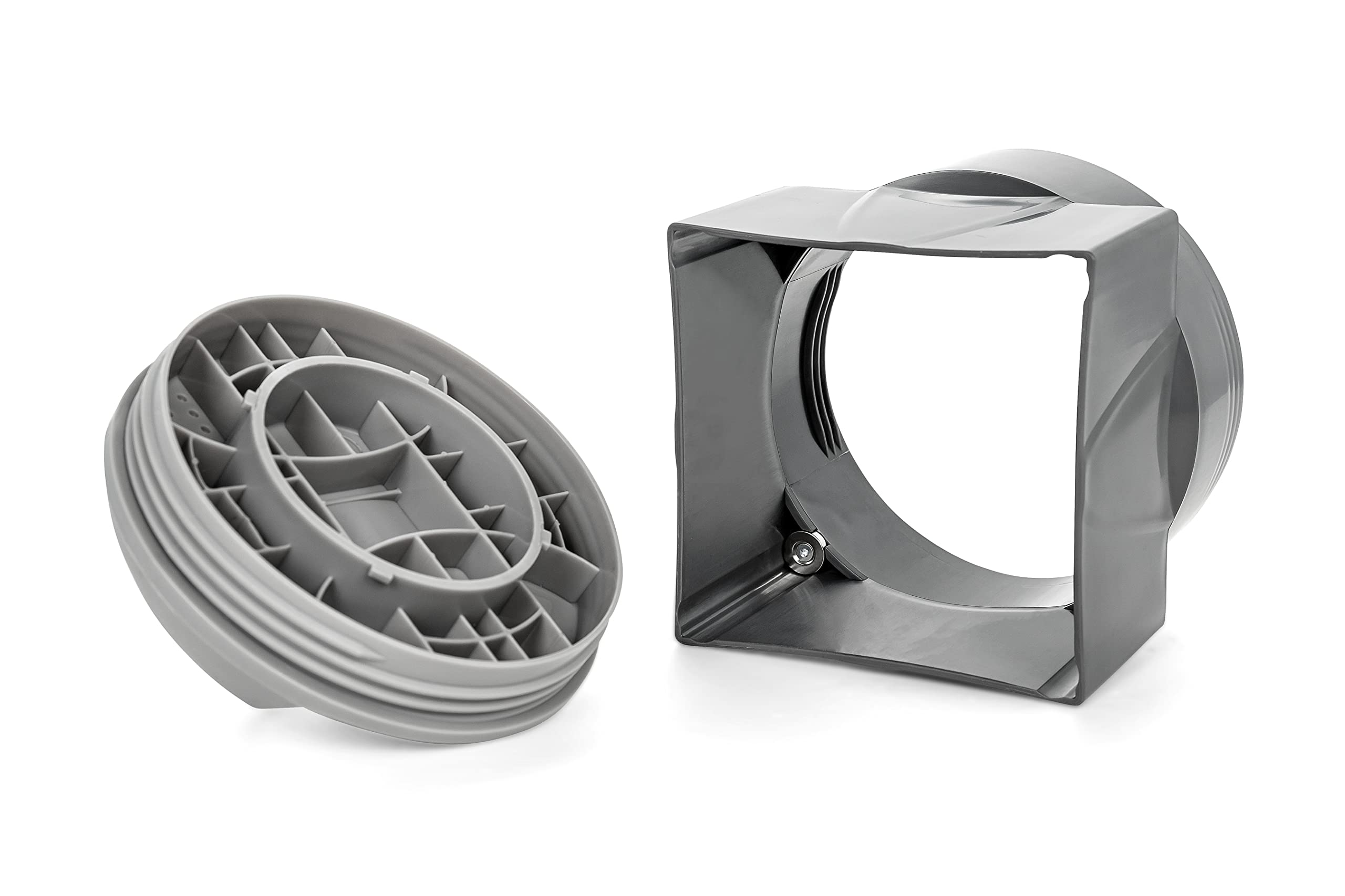 Camco RV Bumper Magnetic Cap | Allows for Convenient Storage of Your 4-in-1 Adapter During Travel | Features a Vented Cap for Air Flow While in Storage (40335), Gray