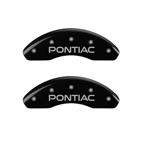 Caliper Covers MGP 18025SPG6BK with Black Powder Coat Finish, (Set of 4)