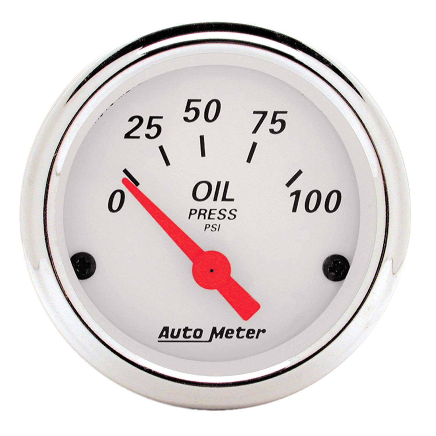 Arctic White Auto Meter 1302-M Street Rod Kit