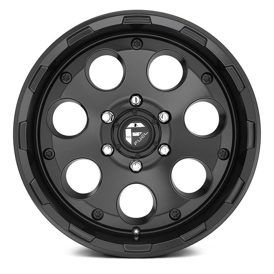 Black FUEL D608 Wheel with Painted (17 x 9. inches /6 x 139 mm, -12 mm Offset)