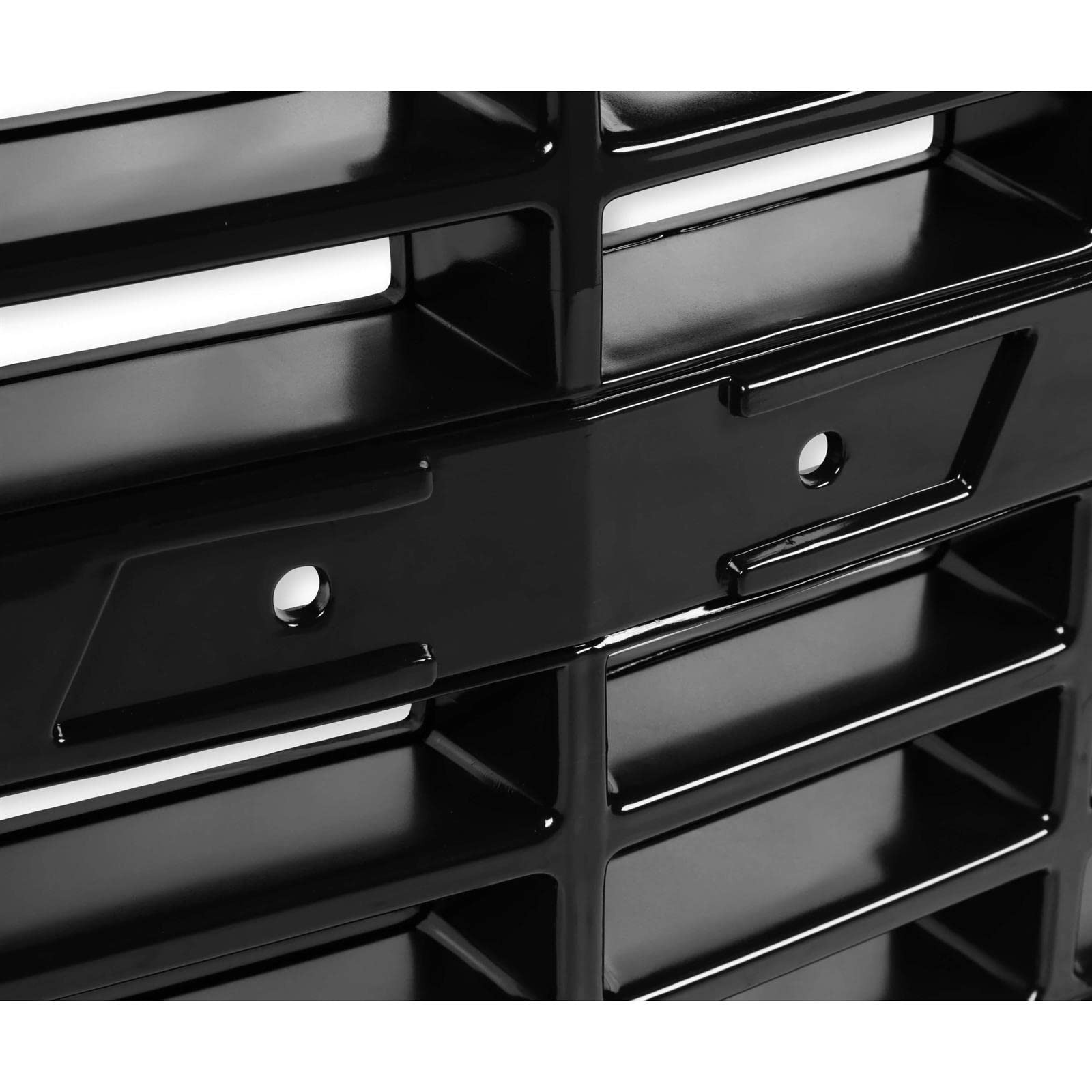 Holley 04-365 Compatible with Chevy 88-93 GMT400 Grille, Dual Headlight, Black