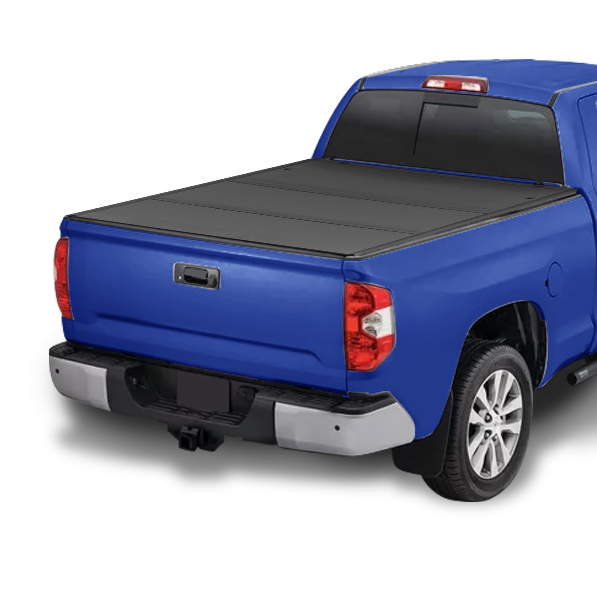 Toyota Tundra Low Profile Hard Tri-Fold Bed Cover for 2007 2008 2009 2010 2011 2012 2013 Toyota Tundra 5.5ft (66") Short Bed | CoveRex TFX | 8705360