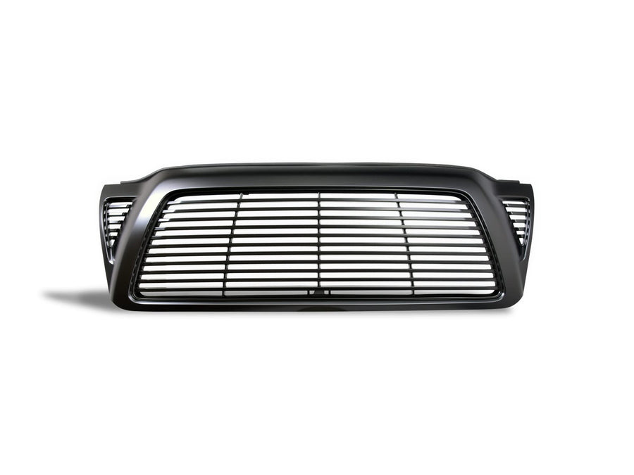 Horizontal Front Hood Grille Armordillo USA 7165625 - Matte Black Fits 2005-2011 Toyota Tacoma