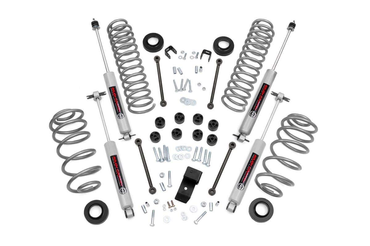 3.25" Lift Kit Rough Country for 1997-2002 Jeep Wrangler TJ | 6CYL - 642.20