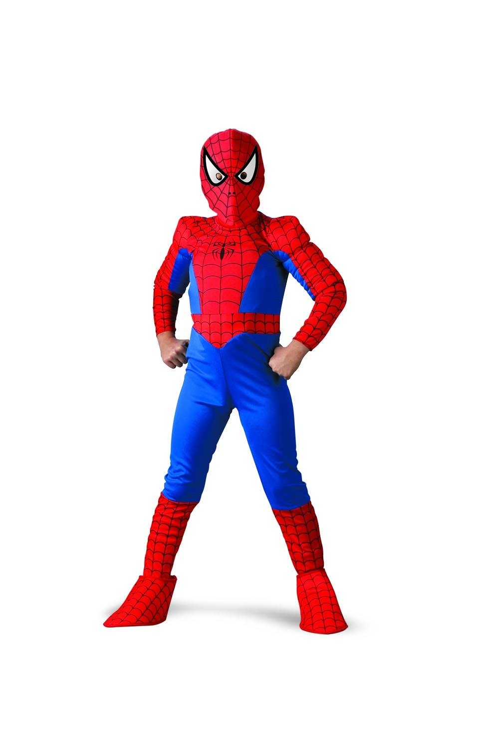 Deluxe Spiderman Costume Child - Small 4-6