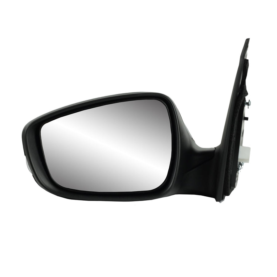 Driver Side Fit Mirror for Hyundai Elantra GT Model Only, Textured Black w/PTM Cover, w/Turn Signal, Foldaway, w/o spot Mirror, Heated Power