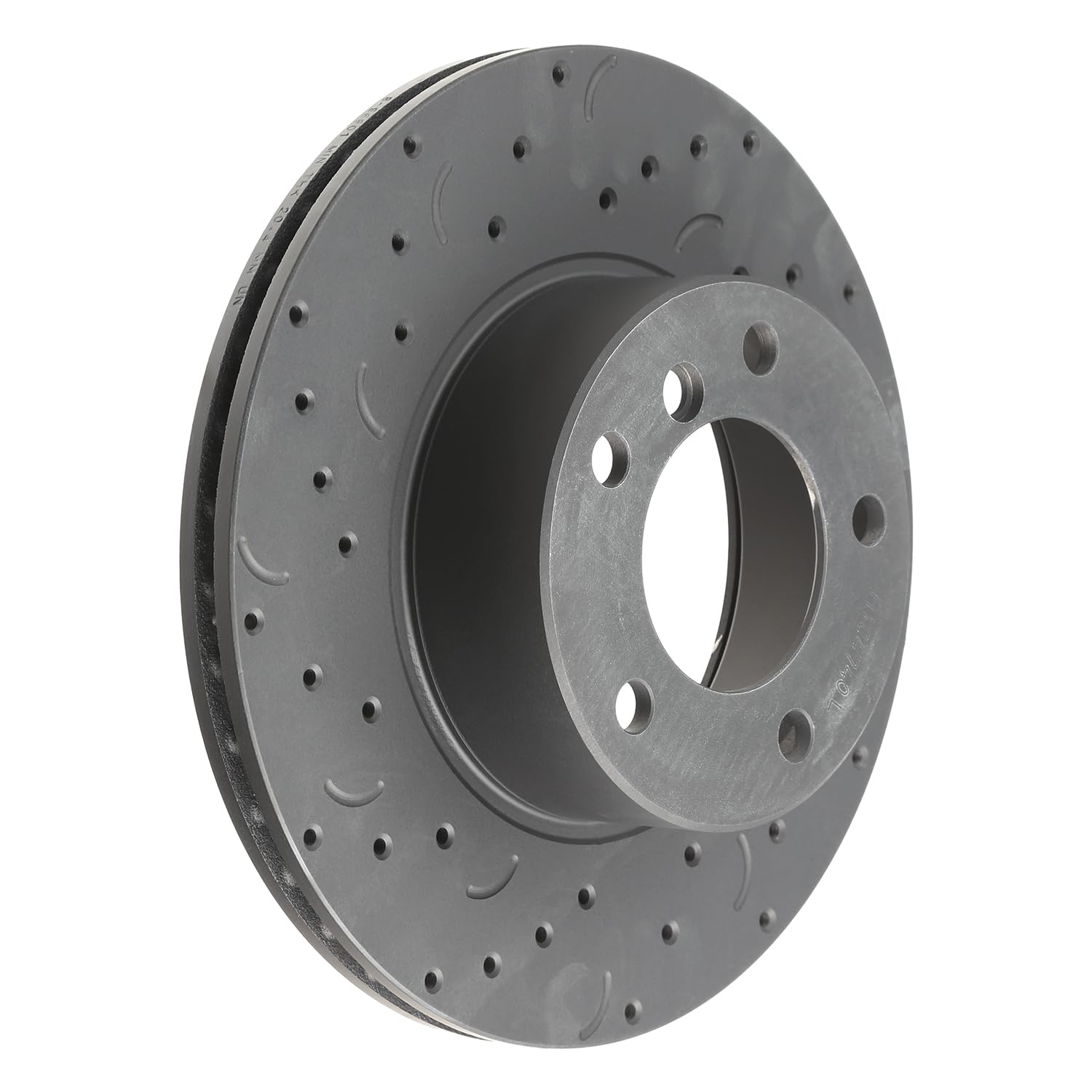 Talon Cross-Drilled and Slotted Vented Rotor, Hawk Performance Brakes, 11.65 in. Diameter, 3 in. Height