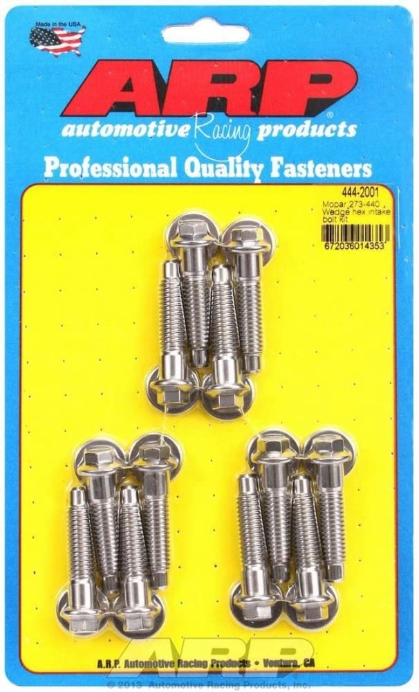 ARP Intake Manifold Bolt Kit 444-2001 (Stainless 300 Hex) Chrysler All Models