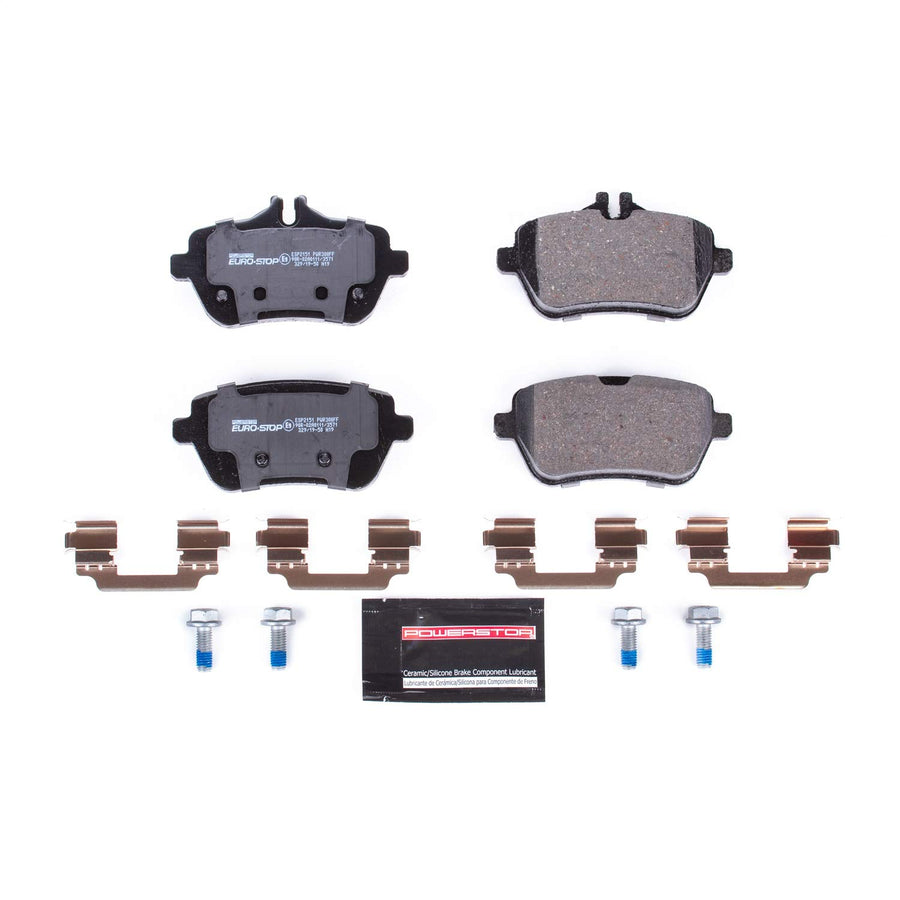 Power Stop Euro-Stop ESP2151 ECE-R90 Certified Rear Brake Pads For Maybach S, S450, S550, S550e, S560, SL400, SL450, SL550 [Model Specific]