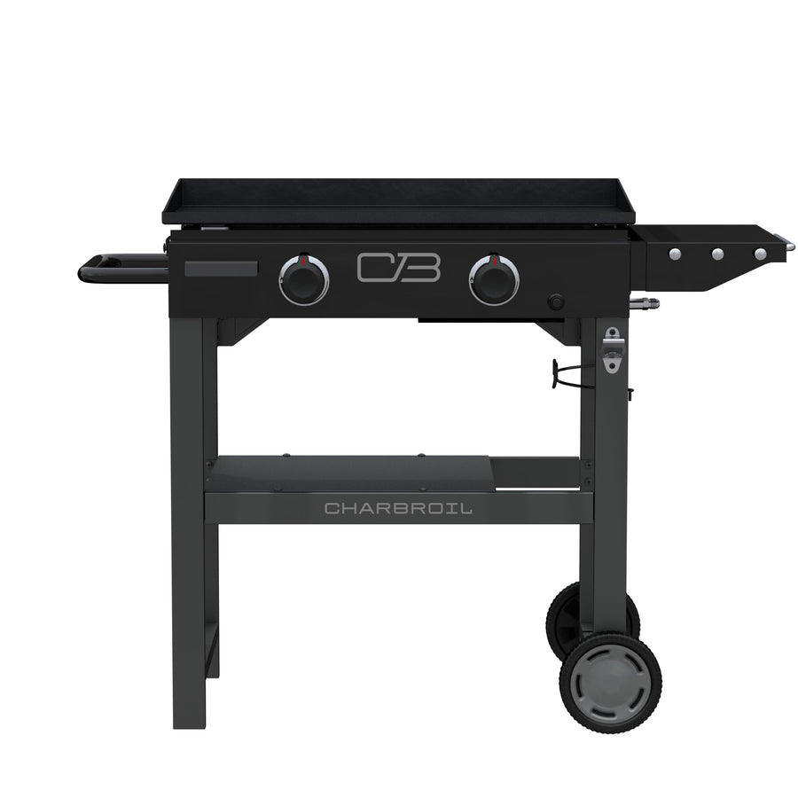 28" Charbroil Performance Series 2-Burner Propane Gas Griddle with Cart, Black - 463459924