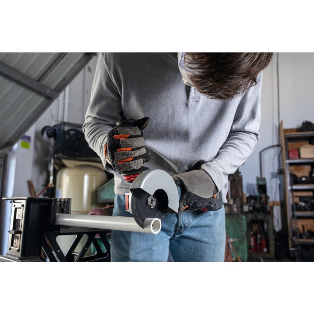 Bosch 18V GWX18V-50PCB14 X-LOCK Brushless Connected-Ready 4-1/2 In. – 5 In. Angle Grinder with No Lock-On Paddle Switch Kit and (1) CORE18V® 8 Ah High Power Battery