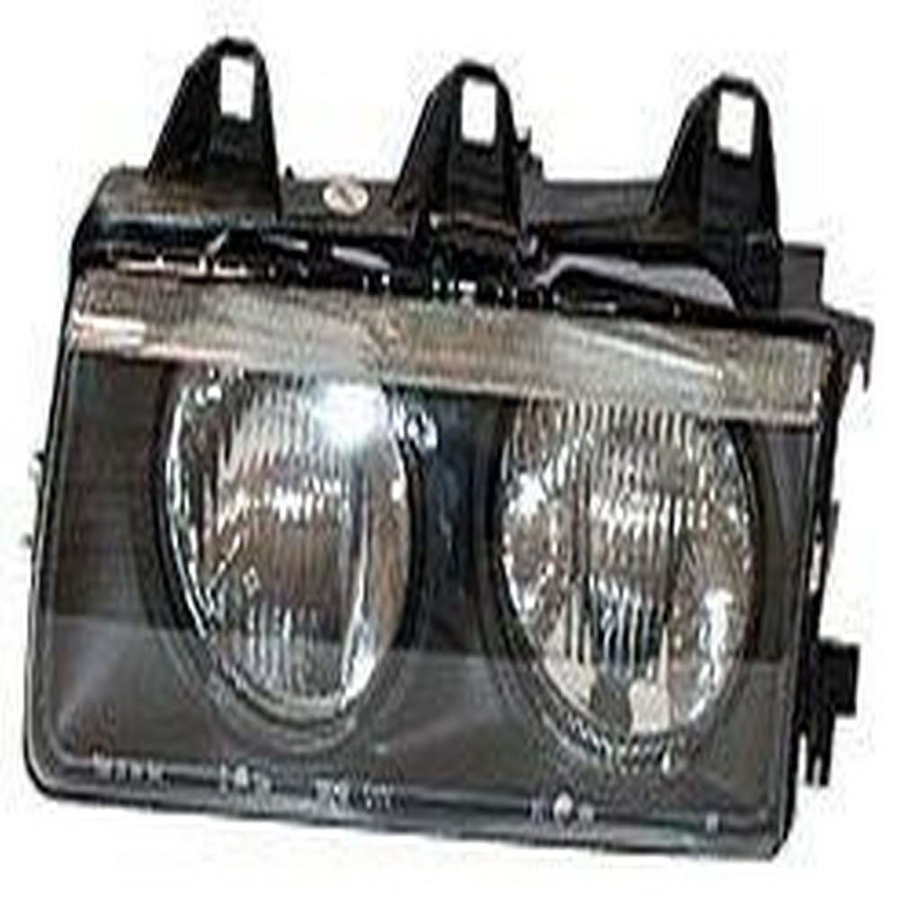 Left TYC Headlight Assembly Compatible with 1992-1999 BMW 3 Series