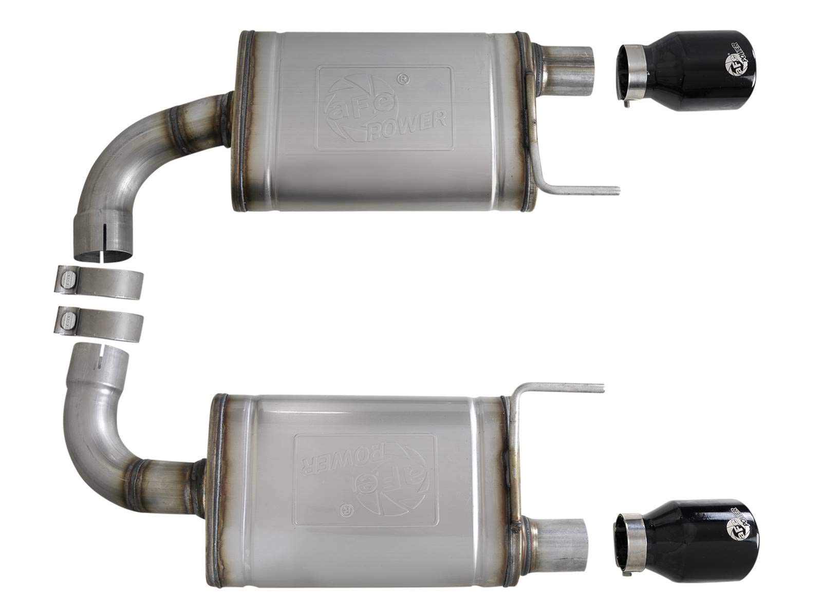 Mach Force Xp aFe Power 49-43105-B Axle Back Exhaust System