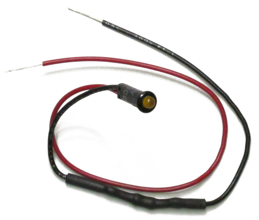 80200 Painless Performance LED Dash Indicator Light, Amber, 1/8"