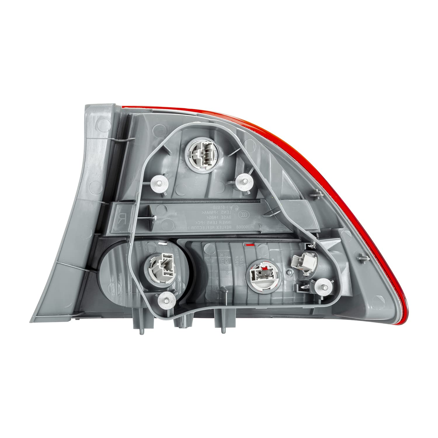 Left TYC Tail Light Assembly Compatible with 2006-2008 Honda Civic
