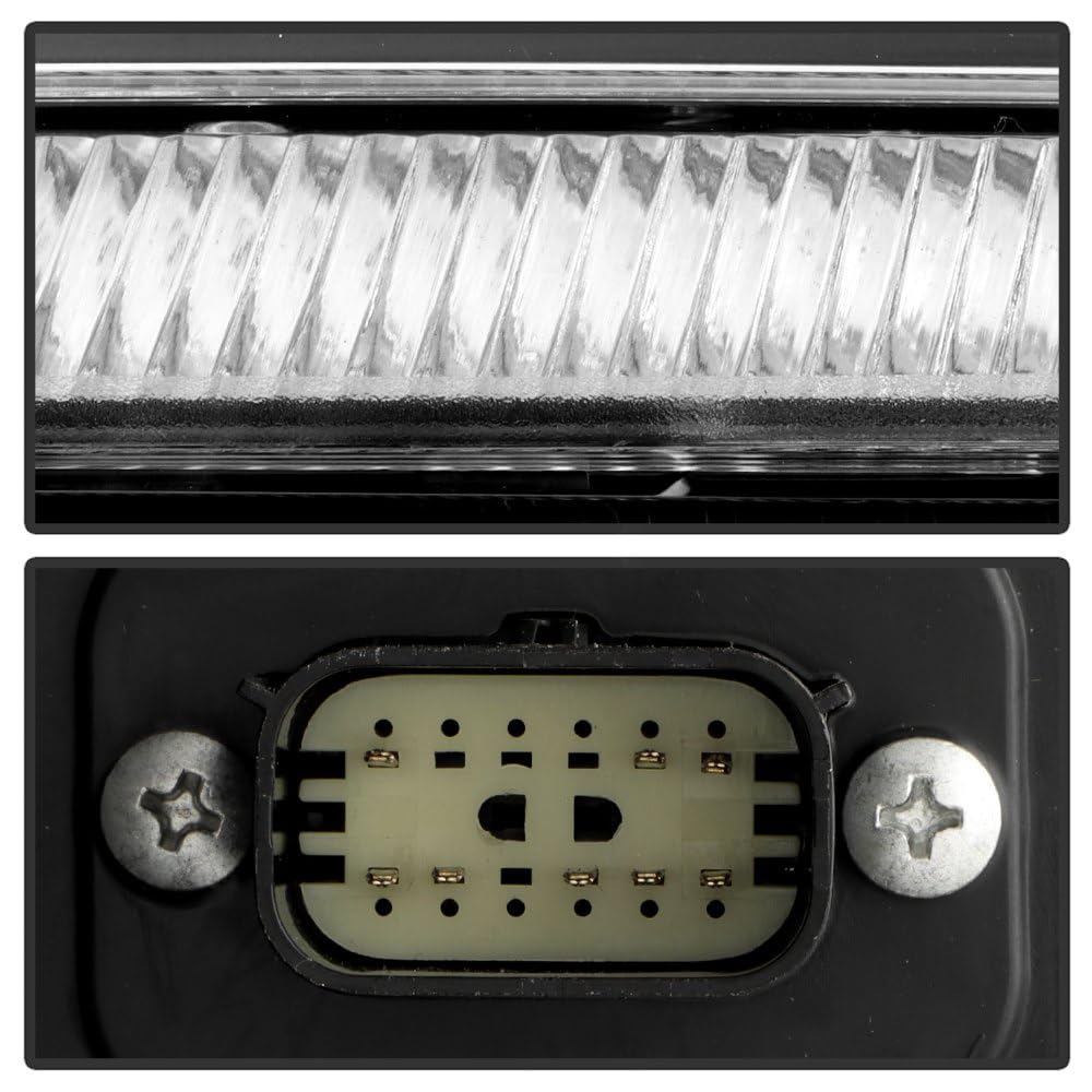 Chrysler 200 15-17 Spyder (POE) Halogen w/LED DRL Chrome Trim 8 pins Headlight - OE Left