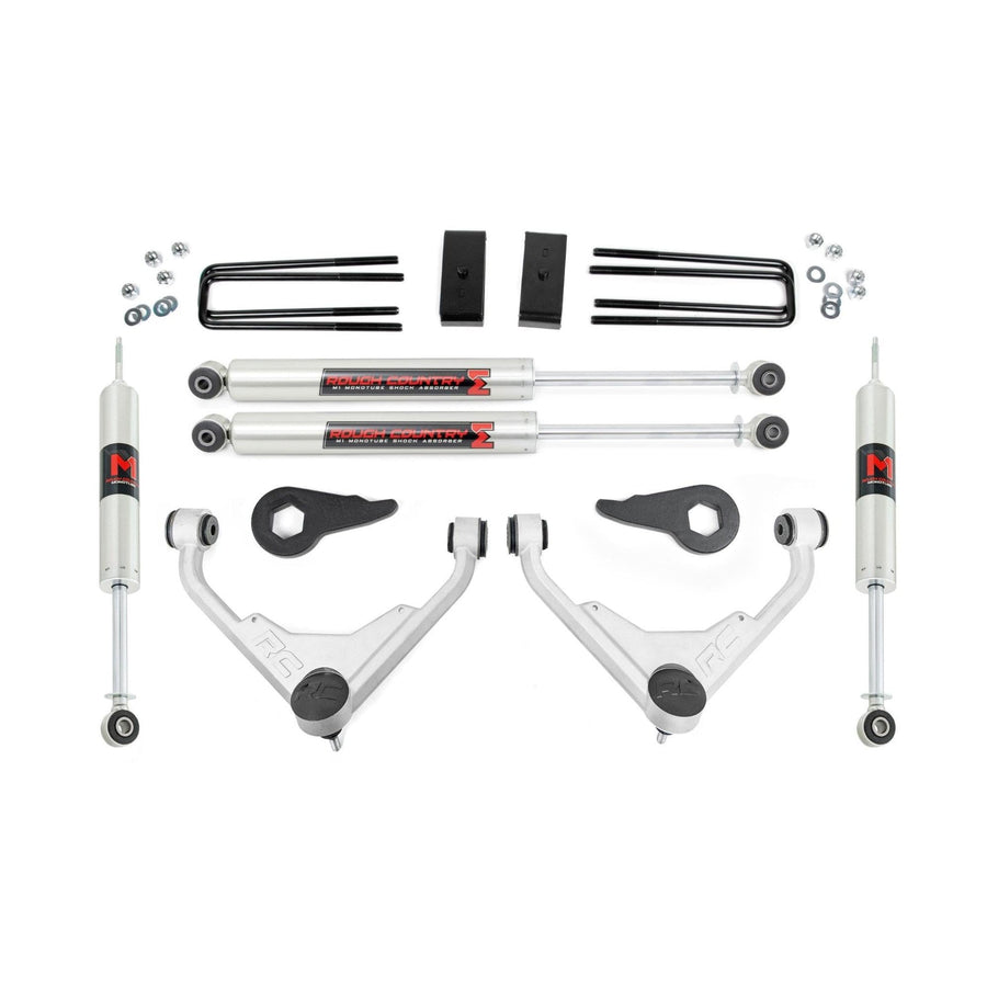 3" Rough Country Lift Kit for 2001-2010 Chevy/GMC 2500HD | FK/FF Codes - 85941