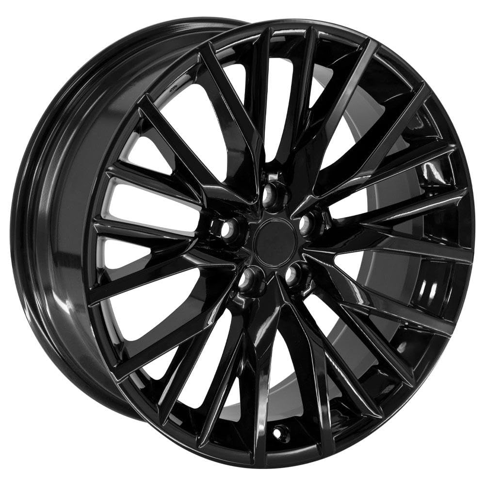 20 Inch OE Wheels LX59 Rim Fits RX350/RX450 Style 5x114.3 20x8 Gloss Black - Hollander 74339 (1)
