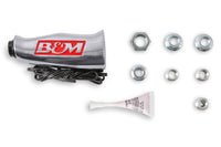 Brushed Aluminum B&M 80658 T-Handle Shifter Grip with Button and SAE Thread Inserts