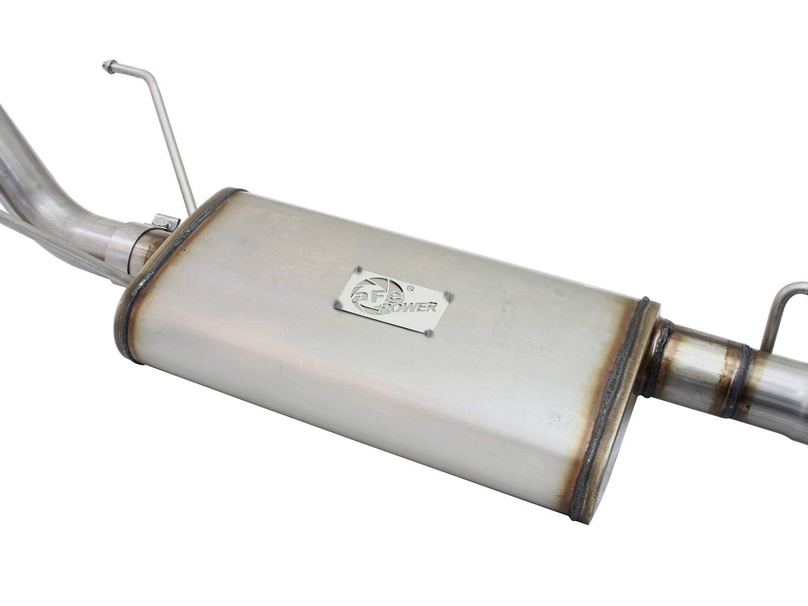 MACH Force-Xp aFe Power 2-1/2" Stainless Steel Cat-Back Exhaust System with Polished Tip
