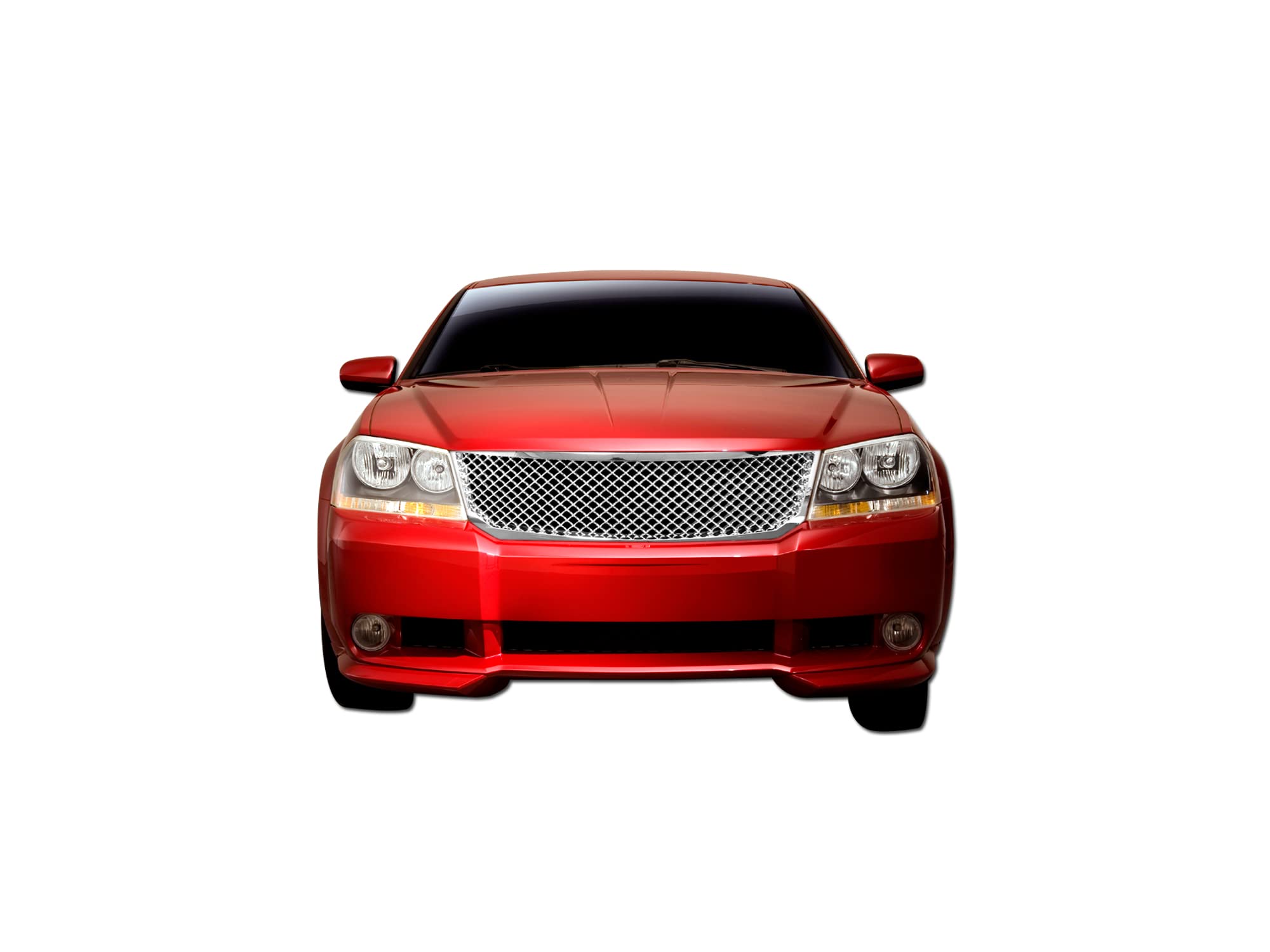 7147621 Armordillo USA Chrome Mesh Front Hood Grille Fits 2008-2009 Dodge Avenger
