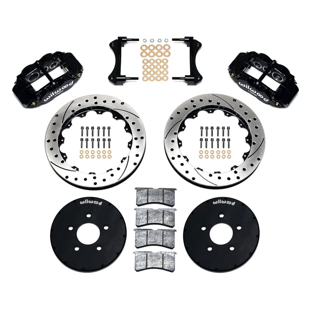 Narrow Wilwood Superlite 6R Front Hat Kit 12.88in Drilled 1994-2004 Mustang