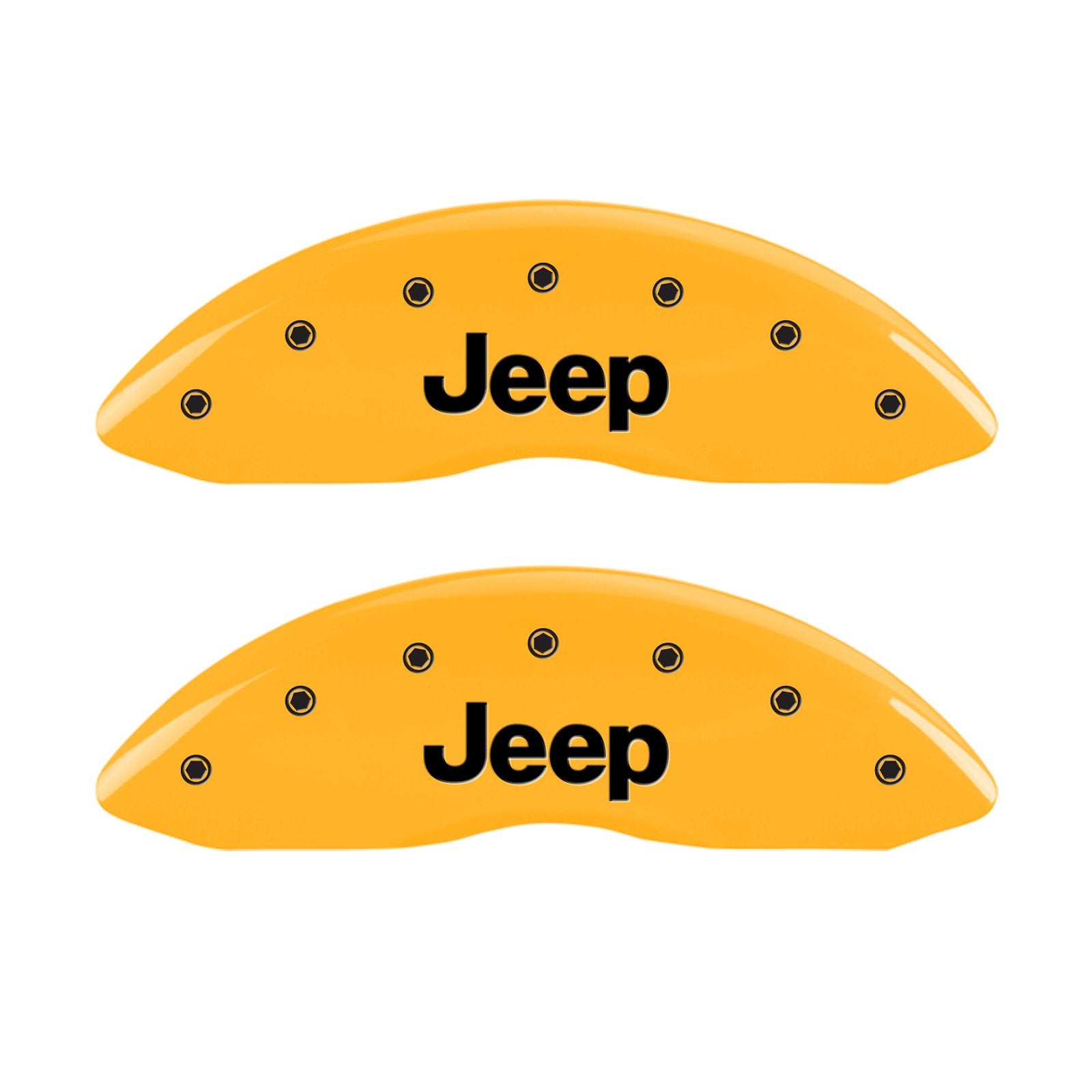 Caliper Covers MGP 42002SJEPYL, Yellow