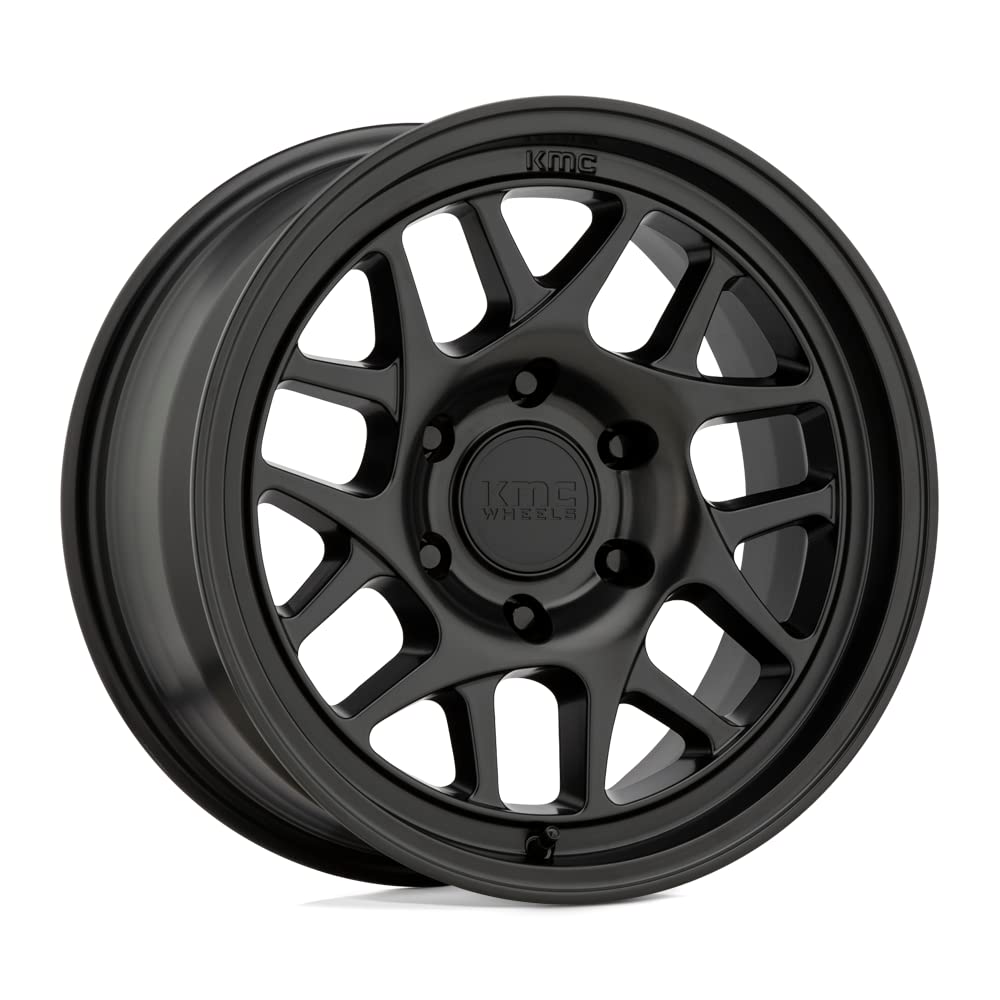 KMC Wheels 17X8.5 BULLY OL 6X5.55.46 18mm SATIN BLACK - KM71778568718