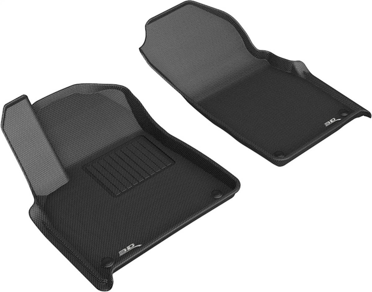 Kagu Floor Mat 3D MAXpider Custom Fit (Black) Compatible with Lamborghini Urus 2019-2025 - Front Row