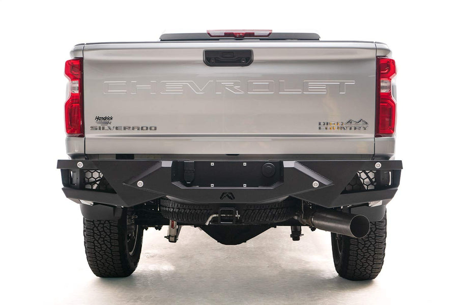 Fab Fours Vengeance CH20-E4951-B Full Width Raw Rear HD Bumper