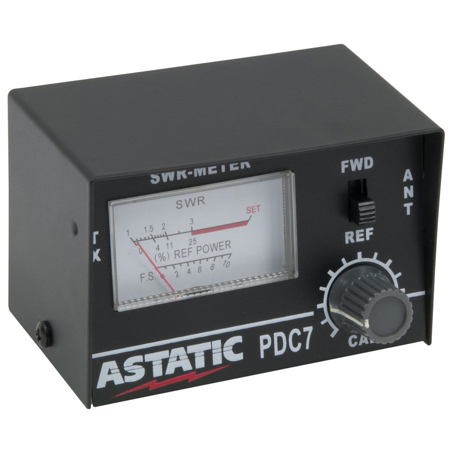 PDC7 Astatic 302-01768 Compact SWR Meter, Black