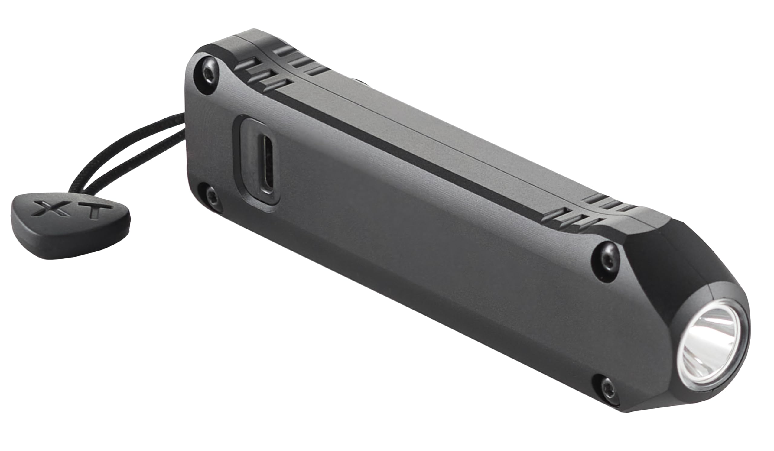 Wedge XT Streamlight 500-Lumen 1,900-Candela Flat Everyday Carry Flashlight, Includes USB-Cable and Pocket Lanyard, Black