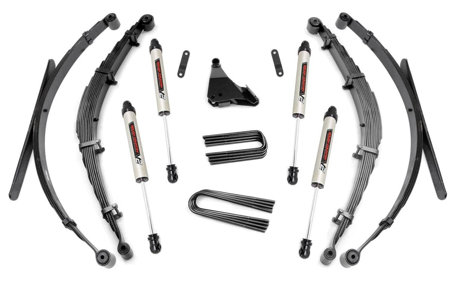 4" Rough Country Lift Kit w/V2 Shocks for 1999-2004 Ford Super Duty 4WD - 50170