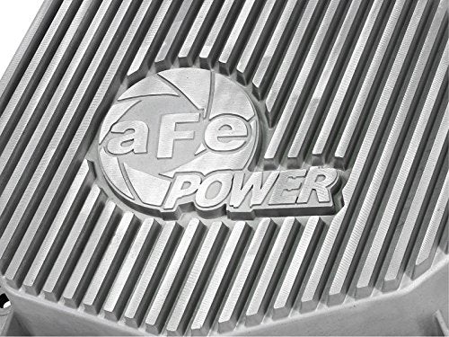 aFe POWER Rear Differential Cover Street Series Raw w/Machined Fins - #46-70090 - Dodge Diesel Trucks 03-05 L6-5.9L (td)