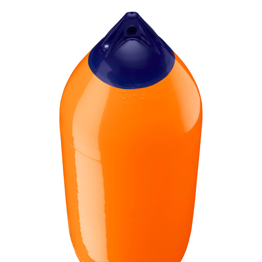 Polyform F-10 Standard Boat Fender F-Series - Blue Ropehold Orange