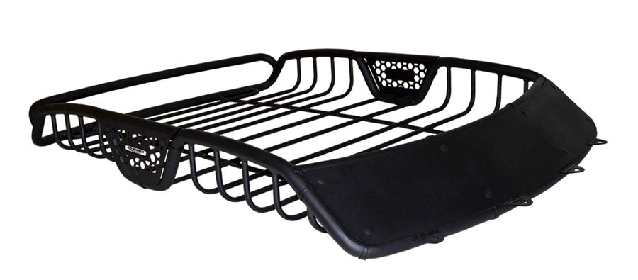 Go Rhino Roof Rack SR10 - Tubular Rack & Cross Bar Clamps | Mild Steel, Textured Black, L: 48" x W: 40" x H: 6" | 59015T