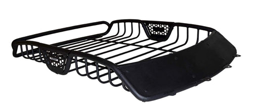 SR10 Roof Rack Go Rhino - Tubular Rack & Cross Bar Clamps | Mild Steel, Textured Black, L: 60" x W: 40" x H: 6" | 59017T