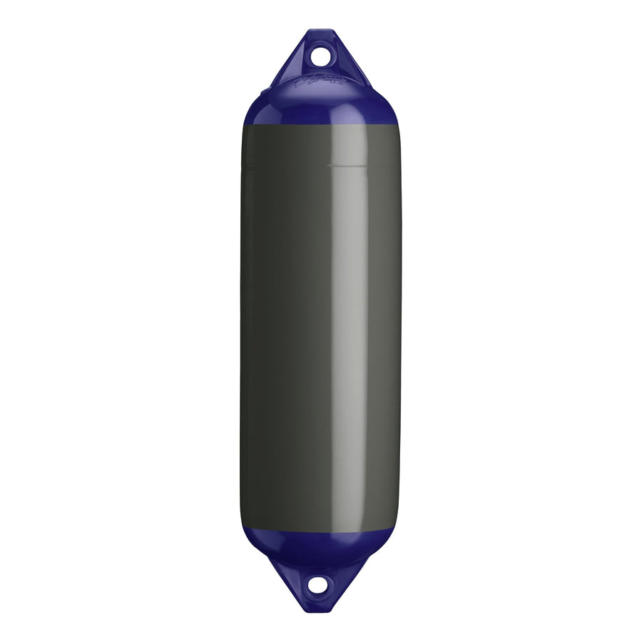 F-3 Standard Polyform Boat Fender Blue Ropehold - Graphite