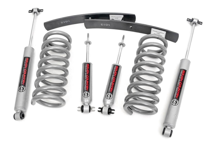 2" Lift Kit Rough Country for 82-03 Chevy S10 Pickup | 91-03 GMC Sonoma - 225N2