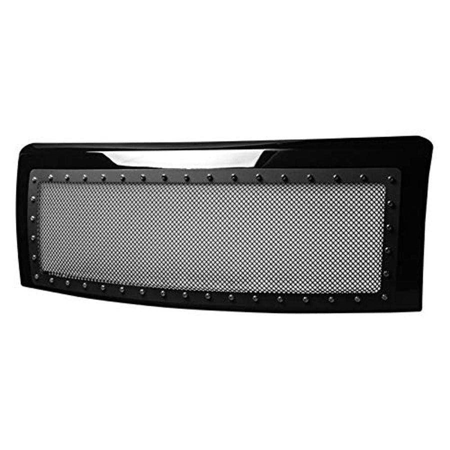 Studded Armordillo USA Mesh Grille Fits 2009-2014 Ford F-150-Gloss Black