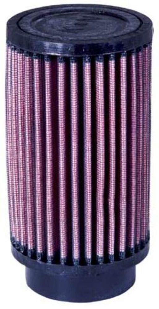 High-Flow K&N Original Lifetime Universal Clamp-On Air Filter: High Performance, Premium, Washable: Flange Diameter: 2.5 In, Filter Height: 6 In, Flange Length: 0.625 In, Shape: Round, RD-0720