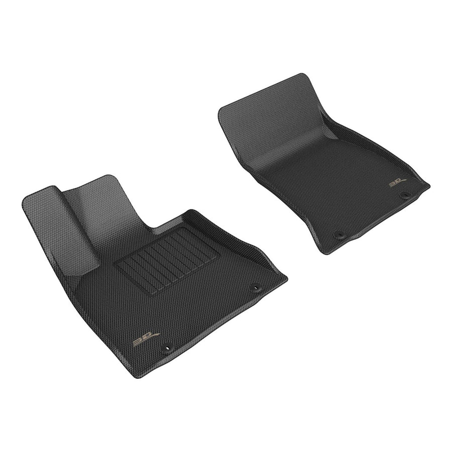 Kagu 3D MAXpider Custom Fit Floor Mat (Black) Compatible with Genesis Electrified G80 2023-2026 - Front Row