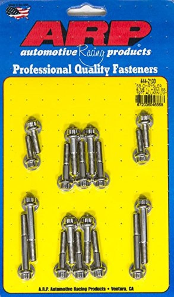 ARP Intake Manifold 444-2103 Bolt Kit (fold Bot 12pt Mopar 5.7/6.1L Hemi)